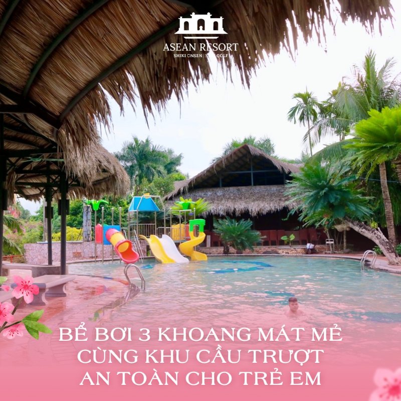 bể bơi 3 khoang hiện đại