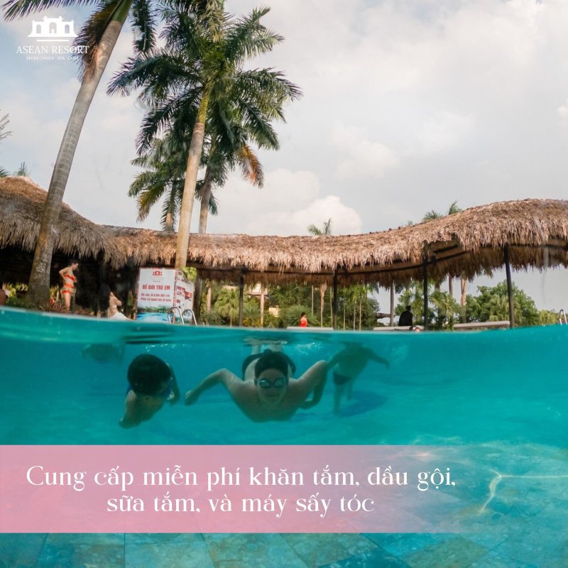 bể bơi 3 khoang hiện đại
