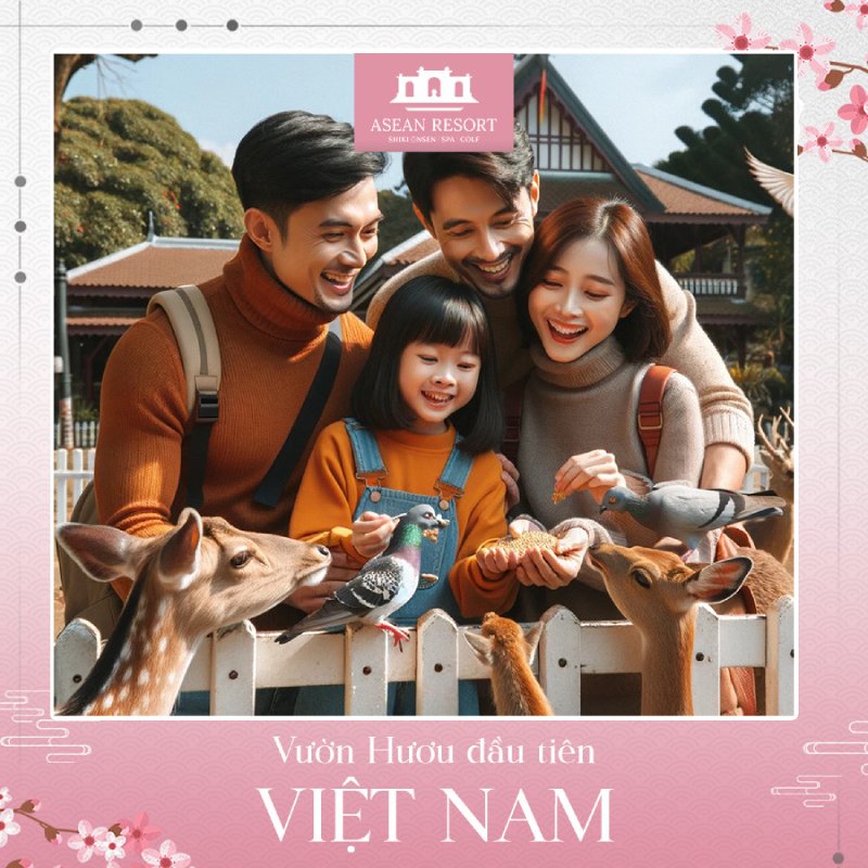 công viên vườn hươu đầu tiên tại Việt Nam