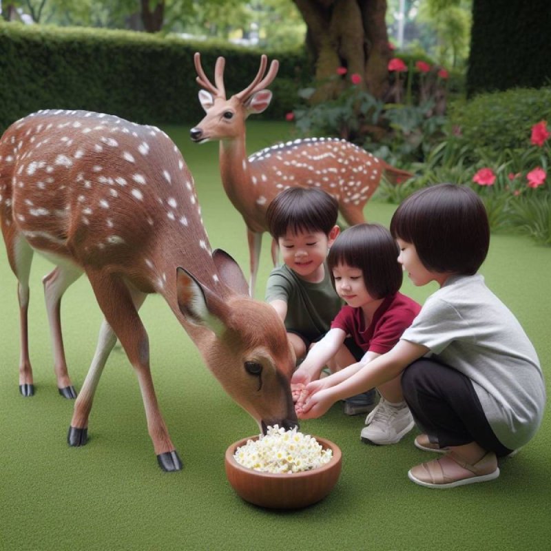 tham quan công viên vườn hươu