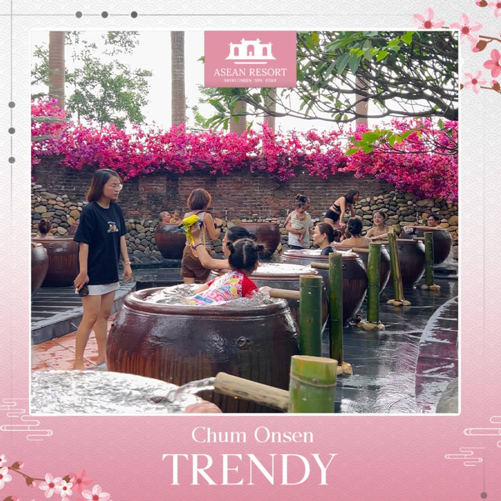 Trải nghiệm chum Onsen TRENDY